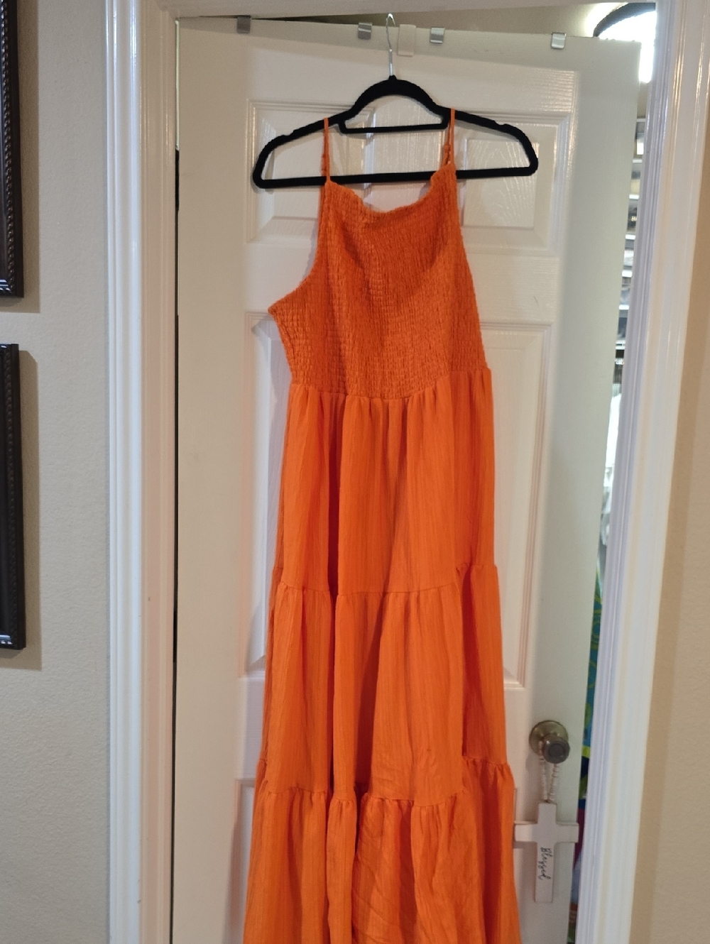 ASOS Orange Maxi Dress
